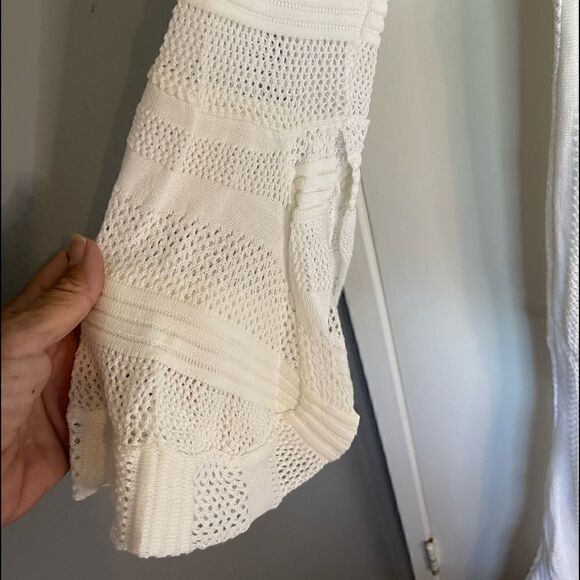 NEW Venus White Long Sleeves Crochet High Low Maxi Dress.Size S - Picture 11 of 16